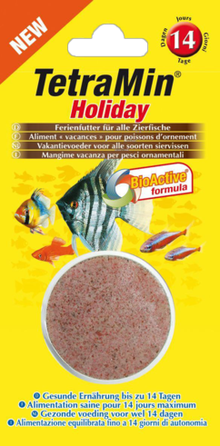 TetraMin Holiday - корм для тропических декоративных рыб на время вашего отпуска, паштет 30гр