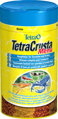 Tetra Crusta Menu - специальный корм для раков и креветок 4 вида в баночке 100мл