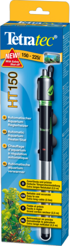 Tetratec HT150 нагреватель с терморегулятором для аквариумов 150-225л 150Bт - Кликните на картинке чтобы закрыть