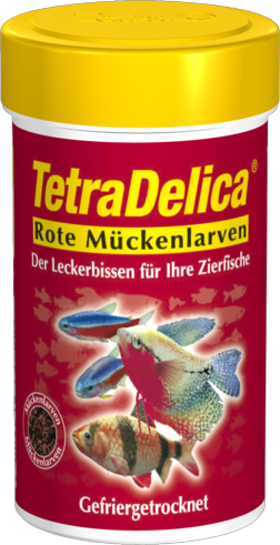 TetraDelica Rote Muckenlarven - сублимированный мотыль, 100мл