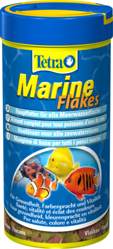 TetraMarine Flakes - корм для морских рыб, хлопья 250мл