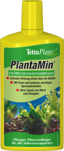 Tetra PlantaMin удобрение для растений содержит железо, калий, марганец и др. микроэлементы ( для 1000л) 500мл