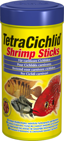 TetraCichlid Shrimpsticks палочки из креветочной муки, богаты белком и натуральными каротиноидами для улучшения окраски 250мл