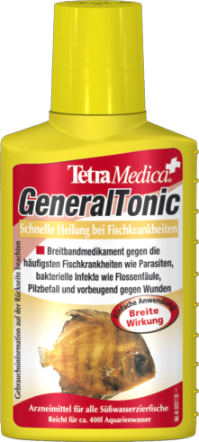 Tetra Medica GeneralTonic лекарство для тропических рыб от бактерий и паразитов (для 400л) 100мл