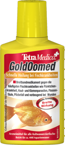 Tetra GoldOomed для лечения эктопаразитарных, грибковых заболеваний золотых рыбок (для 400л) 100мл