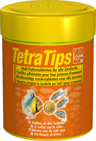 TetraTips 165 табл - таблетки из смеси высококачественных хлопьев и сублимированных микроорганизмов. Можно клеить к стеклу.