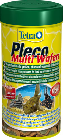 Tetra Pleco Multi Wafers корм для донных рыб в виде крупных чипсов 250мл