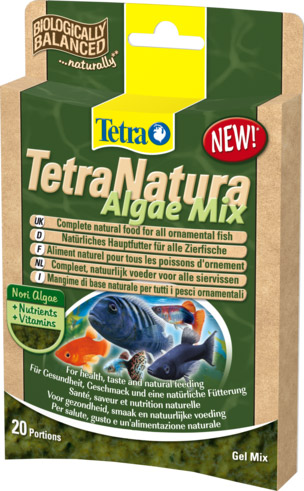 TetraNatura Algae Mix корм для всех видов декоративных рыб (с водорослями) 80г